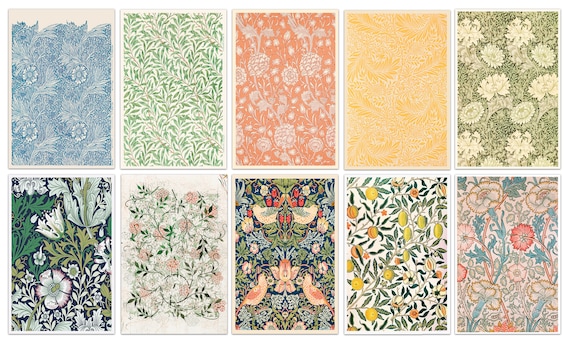 ウィリアムモリス　ポストカードセット イギリス V&A出版 ポストカード セット ウィリアムモリス 100枚入り