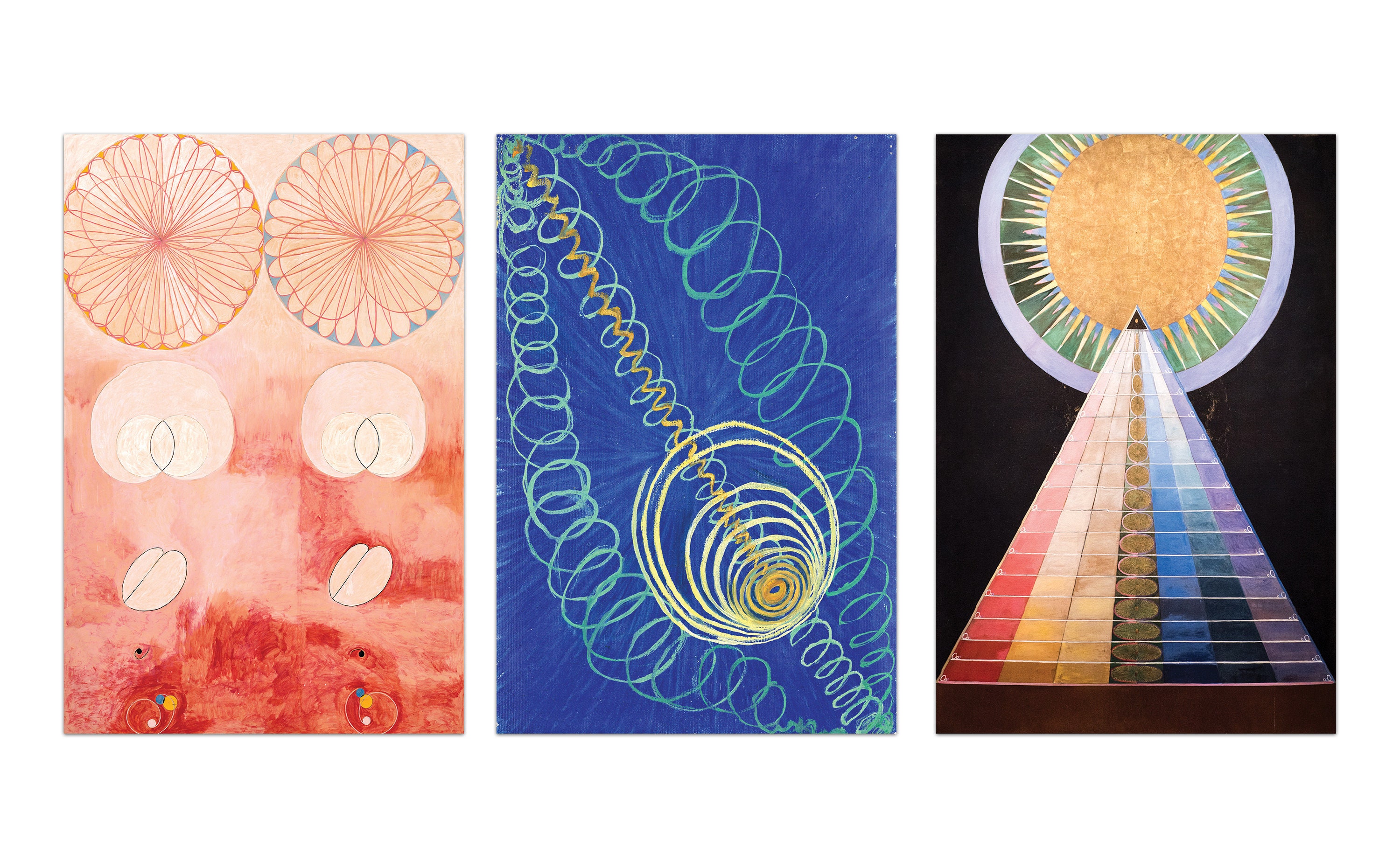 Kunstdruck Hilma Af Klint ‚Svanen‘ – 30 X 41 Cm, Hochwertiger Druck Auf Premium-Papier, Wanddeko Für Wohnzimmer, Büro, Geschenk