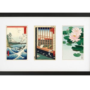Japanese Antique Postcards, Japan Art Prints, Ohara Koson, Japanese Print Cards, Ukiyoe Postcard Prints, Japanese Art Postcards Set of 10 image 3