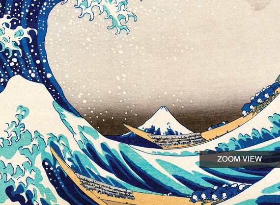 The Great Wave off Kanagawa by Katsushika Hokusai, Japanese