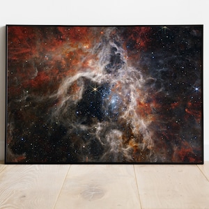 James Webb Print, Tarantula Nebula Print, NASA JWST, James Webb Telescope First Image, NASA Poster, James Webb Space Telescope