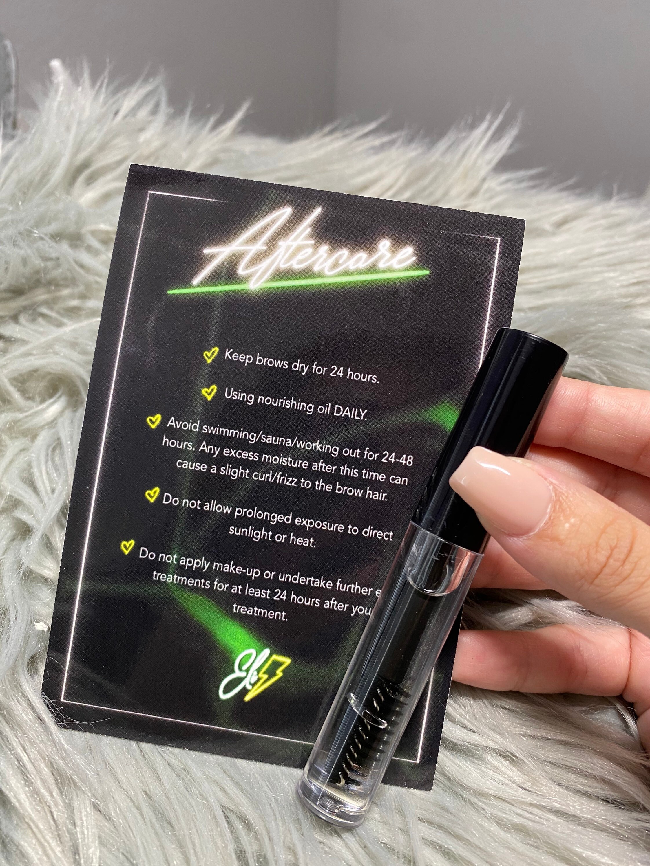 Eyebrow Lamination Oil & Aftercare Etsy
