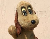 Lot 512 Vintage Buttons, The Puppy with a Brain, Mechanical, tin and felt, Louis Marx Co. Inc. Linemar Division. WORKS
