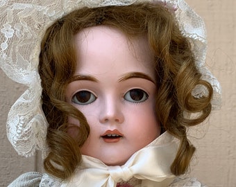 Vintage Kestner  child doll, open mouth, square cut teeth, 1880’s,  model #167, Made in Germany.