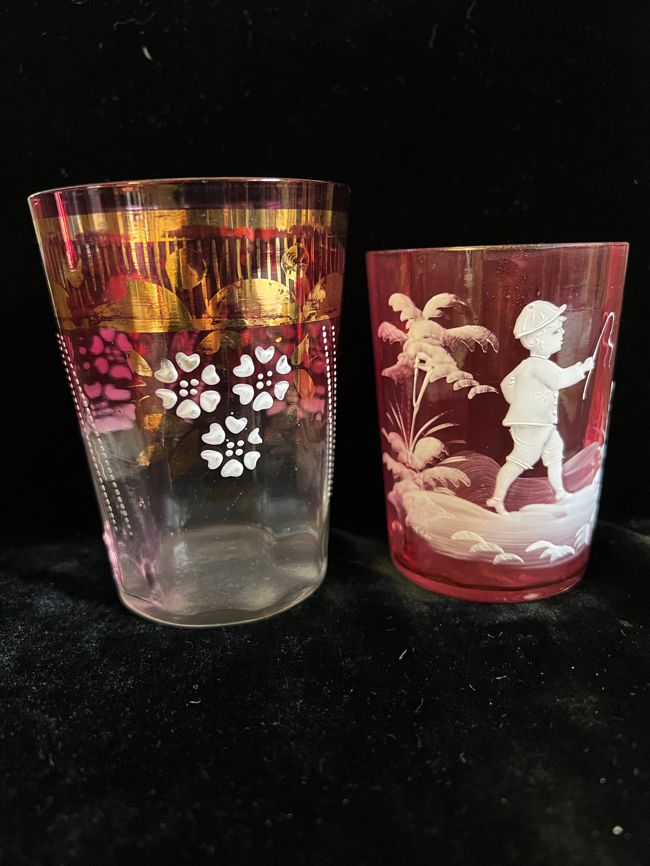 Mary gregory glass - Etsy 日本
