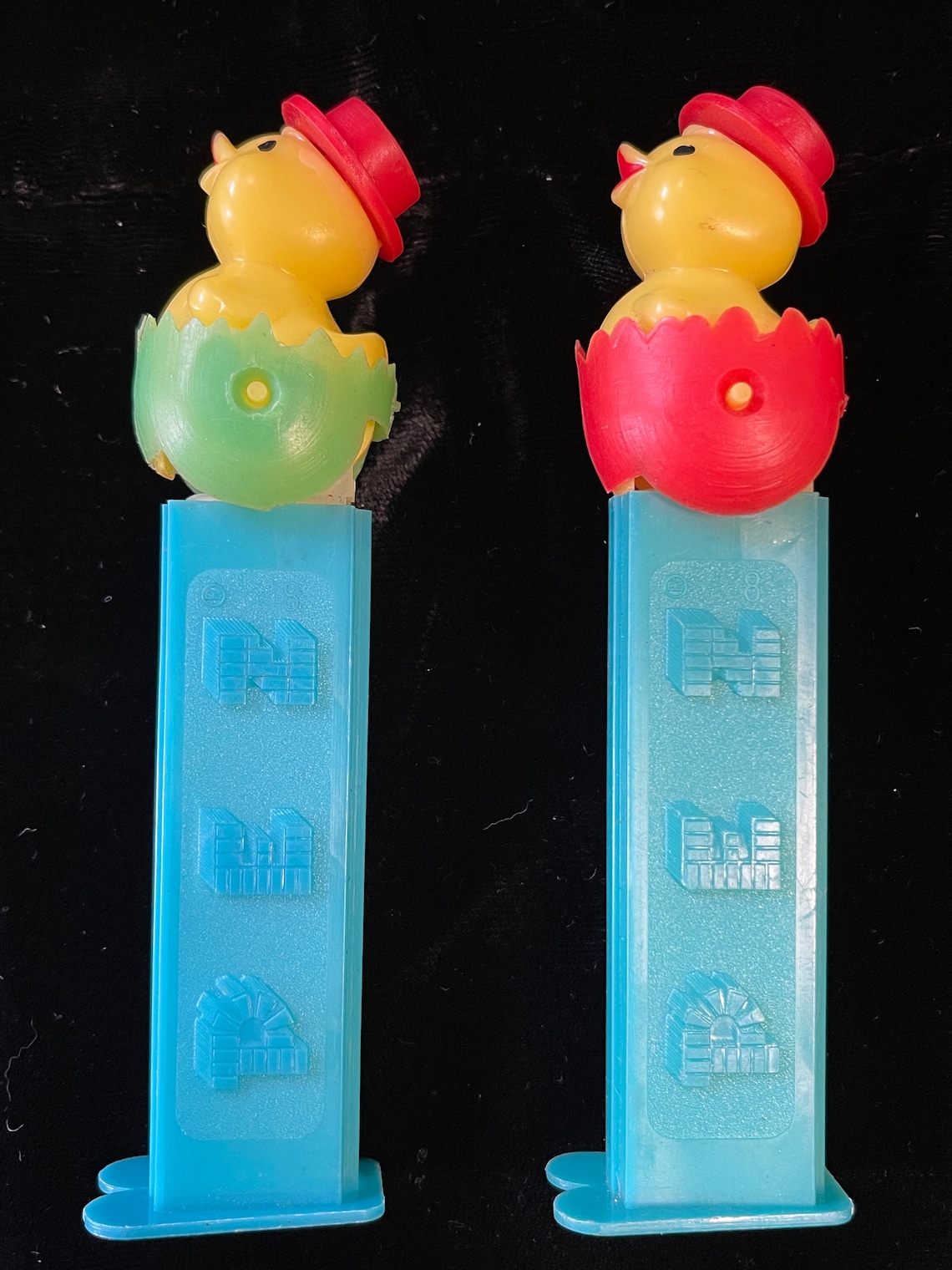 Lot 4. 7 Vintage PEZ Candy Dispensers 1970s Made in Etsy