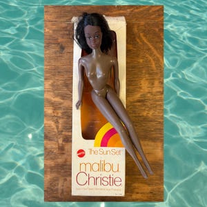 Vintage Malibu Christie Barbie Doll, The Sun Set, Mattel, 1966, Made in Korea, No. 7745
