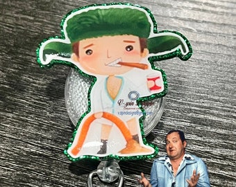 Funny Christmas badge reel/ID Holder/nurses/students/medical field/Christmas
