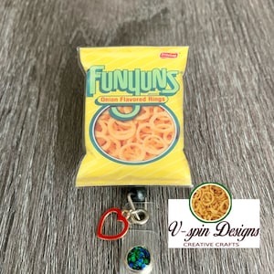 Chip bag retractable badge reel/ID holder/nurse/card holder/teachers/students/snacks