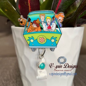 Mystery van badge reel/ID Holder/nurses/teachers/students