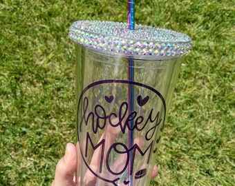 Bling Lid With Clear Tumbler