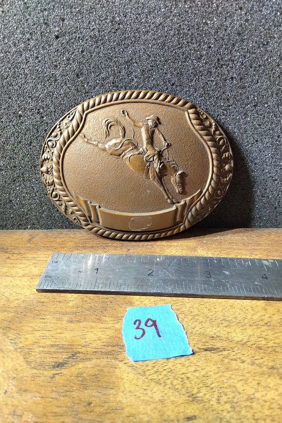 Vintage Rodeo Rider Belt Buckle