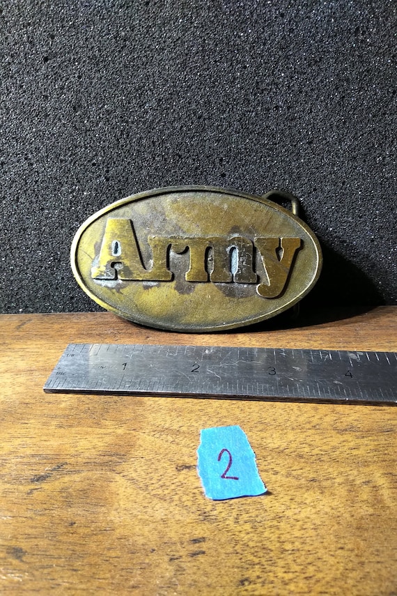 Vintage Army Belt Buckle