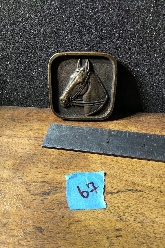vintage horse head belt Gem