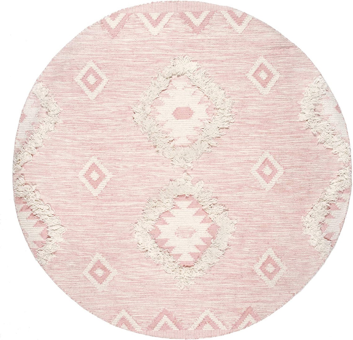 Indian Handmade Wool Fringe Area Rug Made of 100 Wool Room Etsy