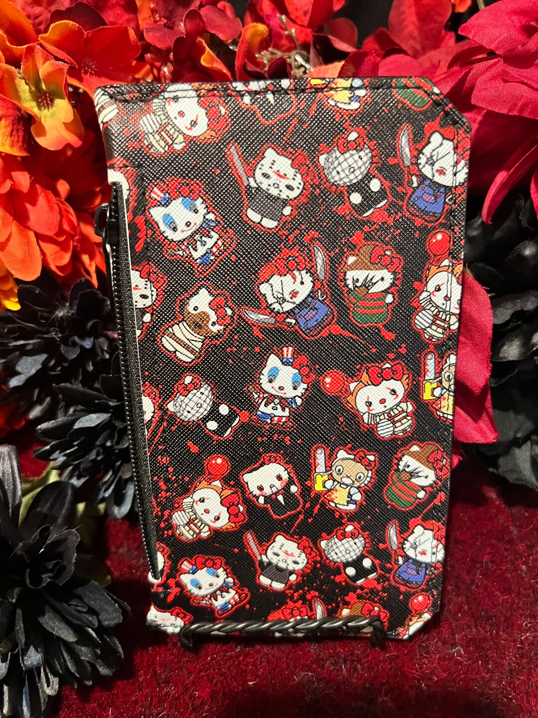 Killers Hello Kitty Purse Pal With Zipper and Six Card Slots Etsy