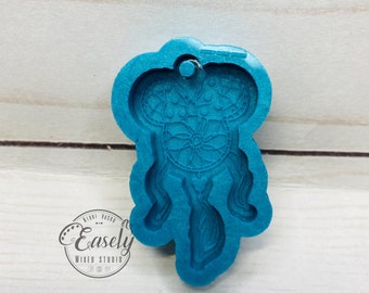 Molds Craft Supplies Tools Polymer Clay Mold Chocolate Making Dreamcatcher Mold Cake Decorating Silicone Fondant Mold Spiritual Mold Novelty Mold Resin Mold