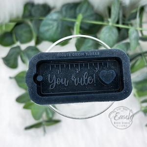You rule ruler keychain silicone mold, resin mold, teacher mold, teacher gift