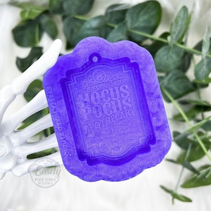 Pocus apothecary keychain silicone mold, resin mold, keychain mold, Halloween mold