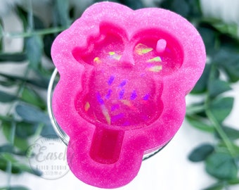 Holographic magical mouse ice cream bar stacked keychain silicone mold, resin mold, holo mold, keychain mold, 3D mold
