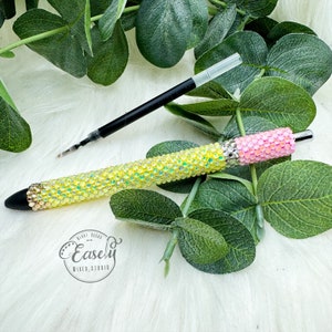 Rhinestone Inkjoy gel pen, pencil rhinestone pen, refillable pen, bling pen
