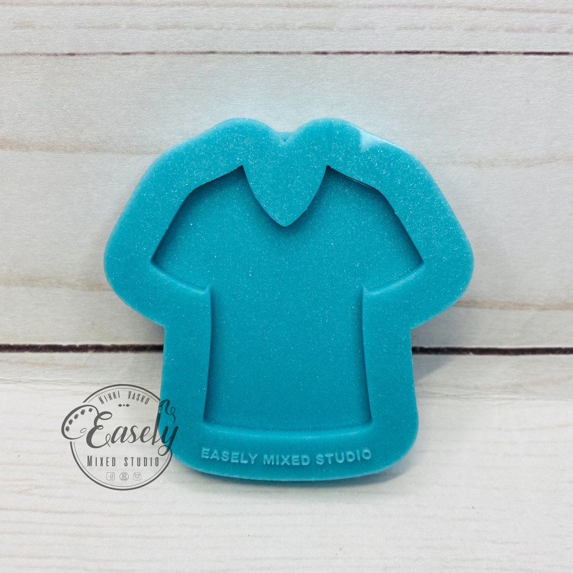 Scrub top badge reel silicone mold resin mold nurse badge Etsy