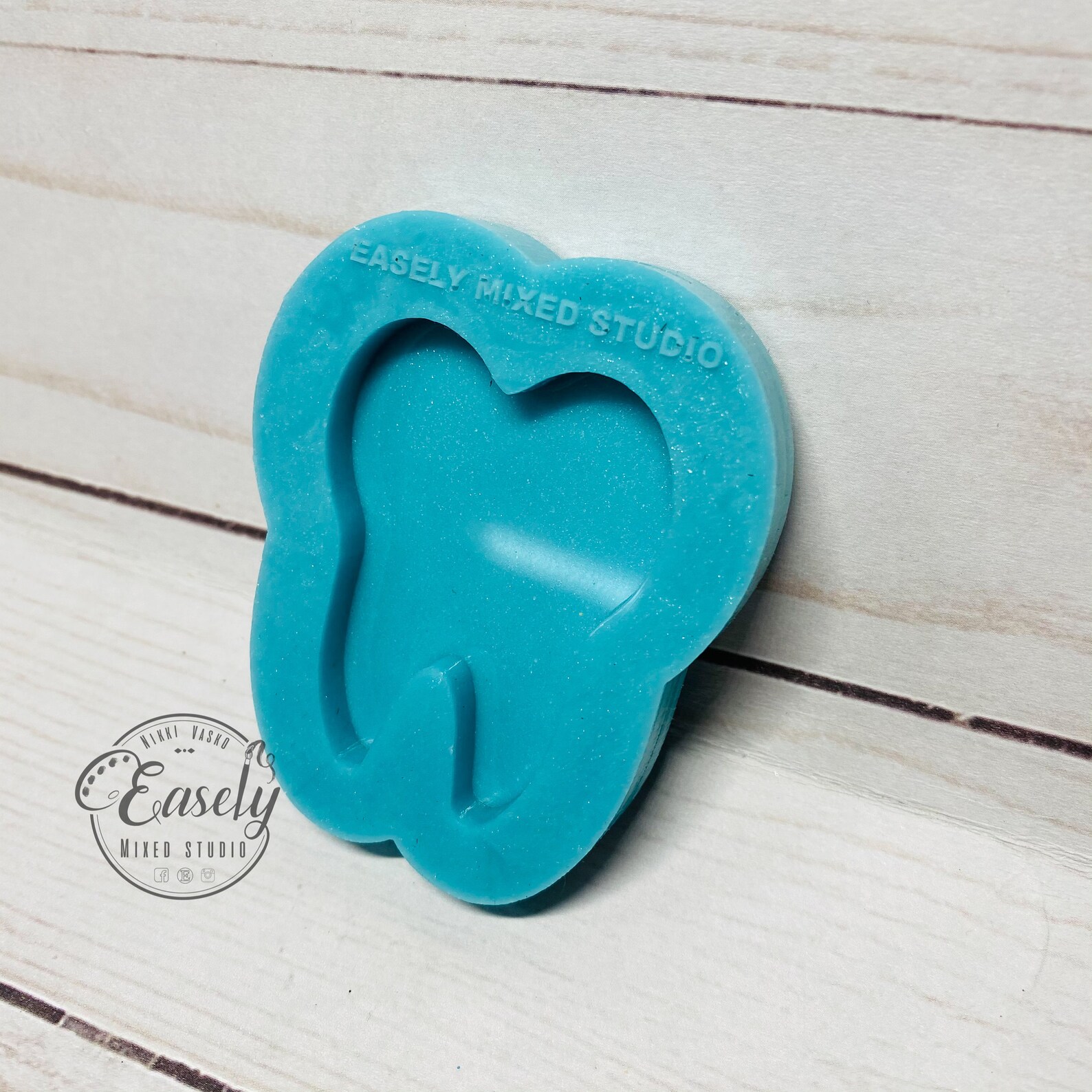 Tooth badge reel silicone mold dental assistant medical Etsy