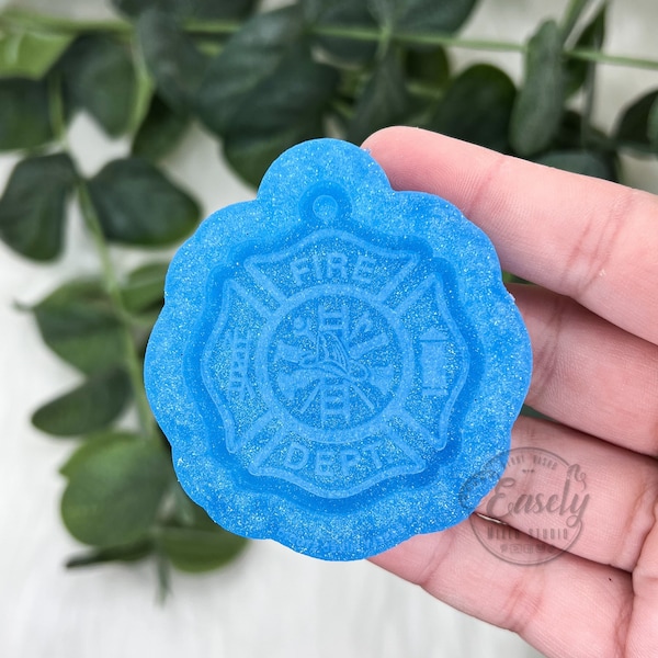 Feuerwehrmann Malteser Kreuz Schlüsselanhänger Silikonform, Resin Form, Ersthelfer Form