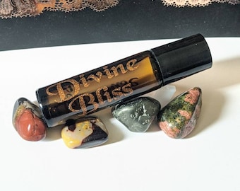 Divine Bliss Essential Oil Roller Bottle Blend, Natural Perfume, Roller Bottle Blend, Perfume Roll-on, Essential Oil Perfume