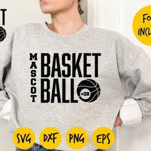 Basketball Team Shirt, Svg Png Dxf Eps, Basketball Team Vorlage, Basketball svg, Basketball Mom Svg, Logo, Cricut Cut File, Silhouette