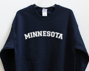Sudadera de Minnesota Suéter de Minnesota Camiseta linda de Minnesota Cuello redondo de Minnesota Regalo de Minnesota Sudaderas de Minnesota Suéteres de Minnesota