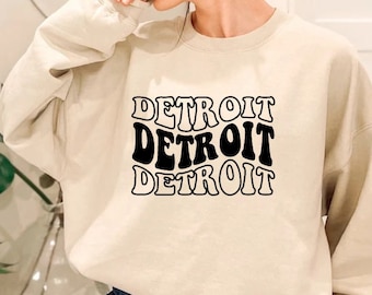 Detroit svg, Detroit groovy svg, Detroit leopard svg, Detroit Liebe svg, Detroit dxf, Detroit retro png, Detroit eps,Michigan svg, DIGITALE DATEI