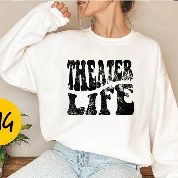 Theater png, Theater life png, Theatre png, Drama png, Theater mom png, Theater grunge,Theater  distressed png, DIGITAL DOWNLOAD