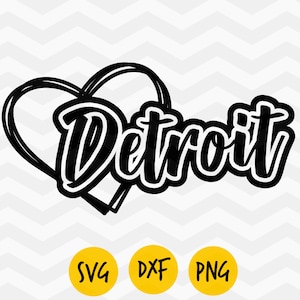 Detroit svg, Detroit hart svg, Detroit luipaard svg, Detroit liefde svg, Detroit dxf, png, Detroit eps, Michigan svg, digitaal bestand