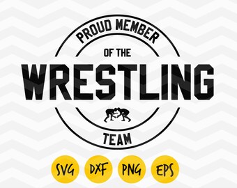 Trots lid van het worstelteam svg, dxf, worstelen png, worstelaar, worstelaar, digitaal bestand, vector, INSTANT DOWNLOAD