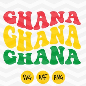 Ghana svg, Ghana it&#39;s in my DNA, Ghana groovy svg, Ghana flag,Ghana love svg, Ghana retro png, Ghana png, DIGITAL FILE