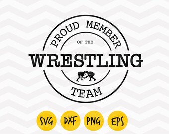 Trots lid van het worstelteam svg, dxf, eps, ai, png | DIRECT DOWNLOADEN