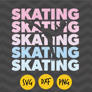 Figure Skating svg, Figure Skating silhouette svg, Skating retro png, my heart is on that ice, speed skating dxf, png, INSTANT DOWNLOAD
