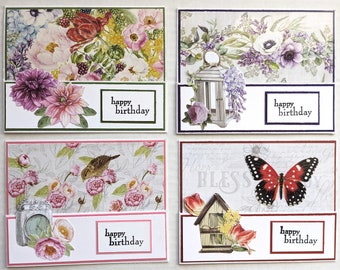 Garden Greetings Card Making Kit, Thank You Cards, DIY Cards, Quick and ...