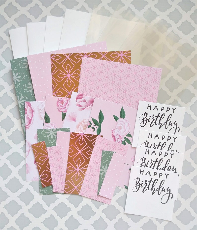 Card Making Kit Etsy