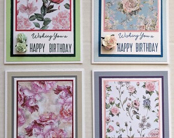 Garden Greetings Card Making Kit, Thank You Cards, DIY Cards, Quick and ...