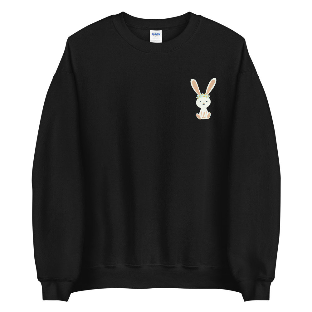 Cute bunny Sweatshirt Cute rabbit Sweatshirt Etsy