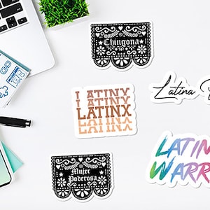 Latinx Sticker Bundle | Latina Warrior | Latina Power | Latinx | Chingona | Mujer Poderosa | Waterproof Stickers