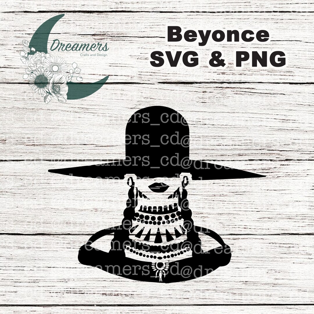 Beyonce Inspired Silhouette SVG & PNG File - Etsy