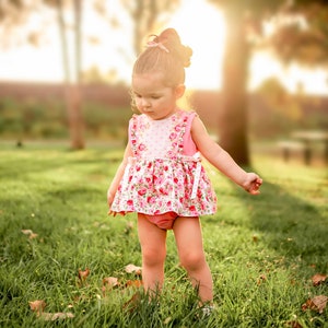 Honeysuckle Romper PDF Digital Sewing Pattern Skirted Romper