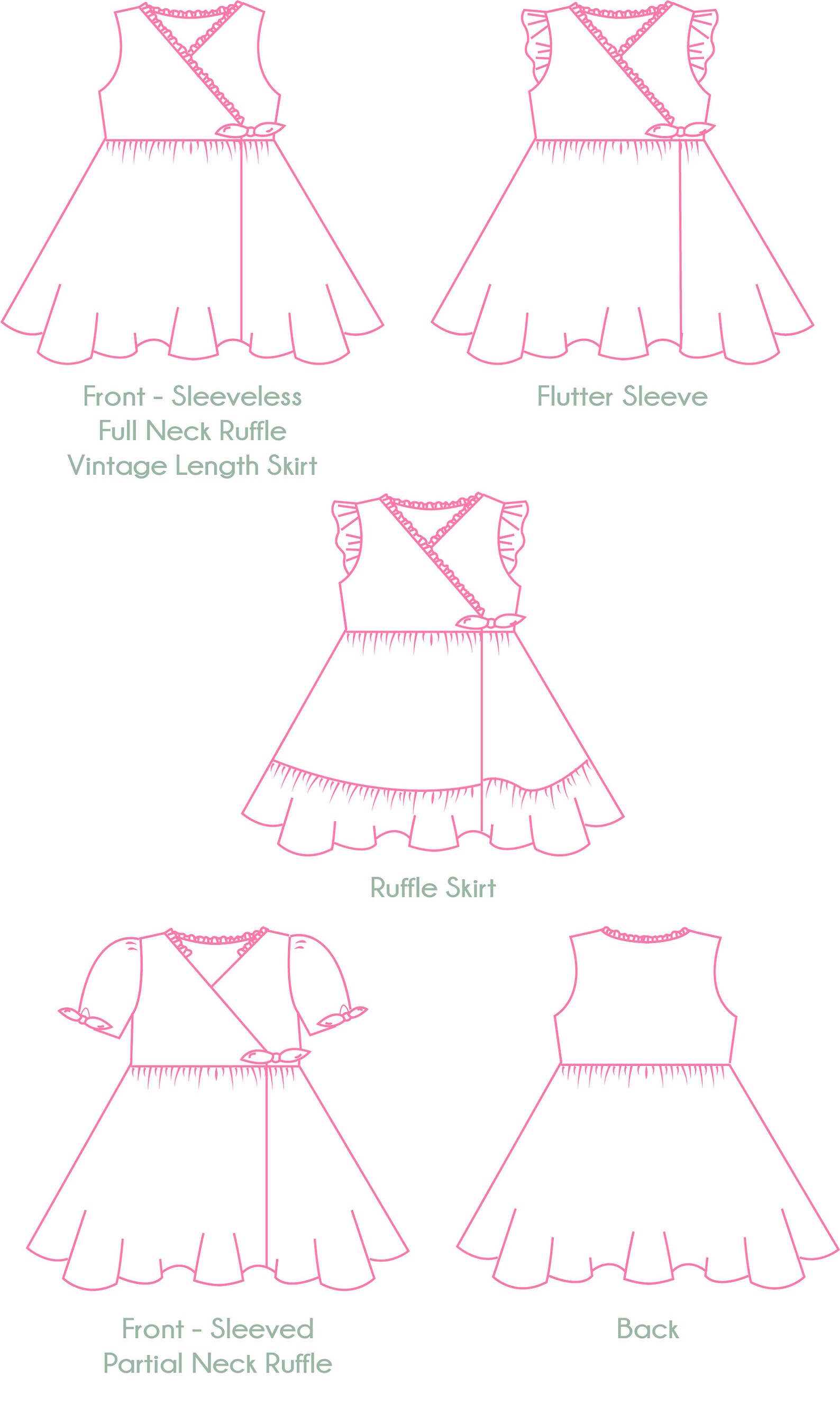 Yarrow PDF Digital Sewing Pattern Sizes 1-14, Dress Pattern - Etsy