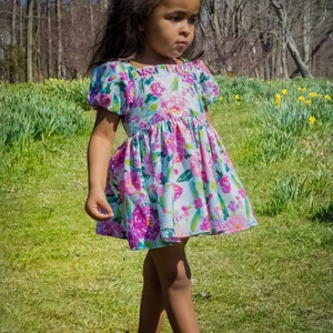 Jasmine Baby Dress and Romper PDF Digital Sewing Pattern image 3