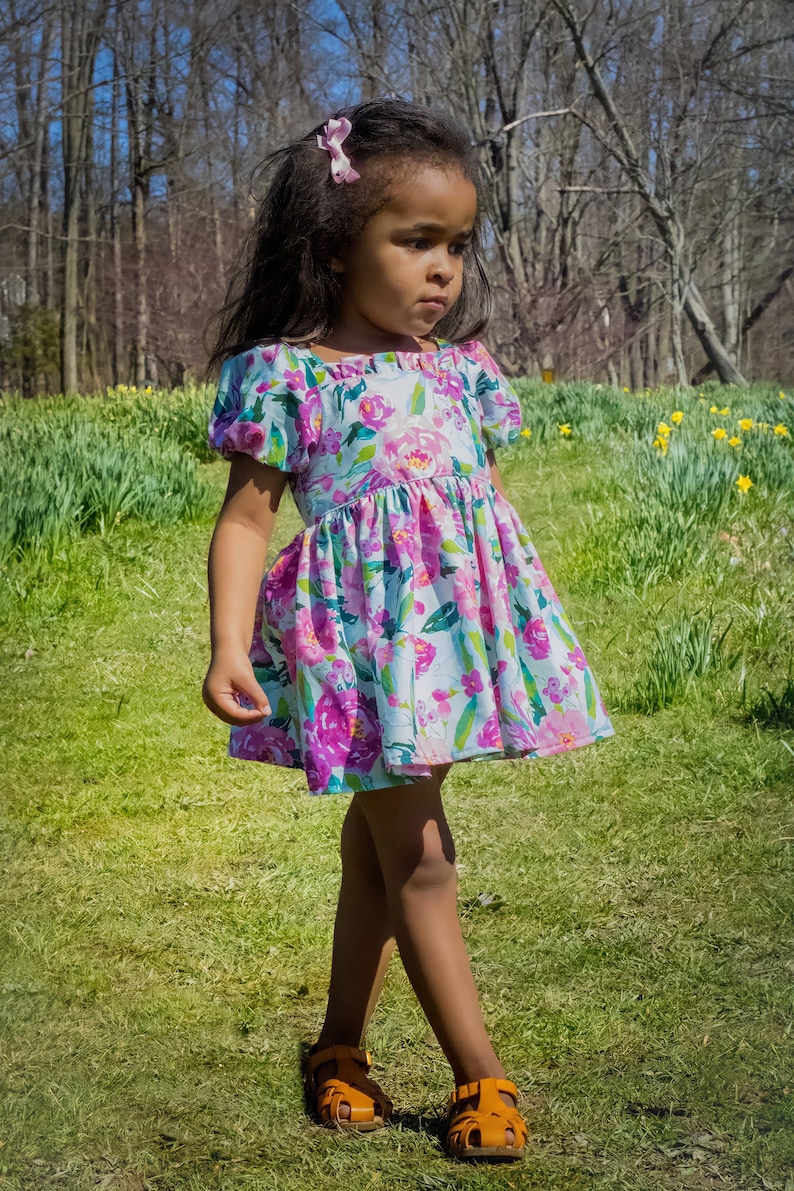 Jasmine Baby Dress and Romper PDF Digital Sewing Pattern image 3