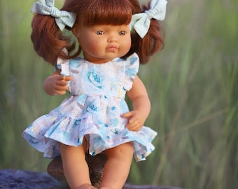 Poppy Dress Doll PDF Digital Schnittmuster, Puppenkleid Schnittmuster, 13", 15" und 18" Puppen
