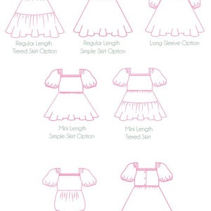 Jasmine Baby Dress and Romper PDF Digital Sewing Pattern image 9